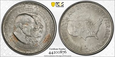 1952-S 50C Washington-Carver MS65