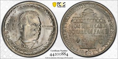 1946-S 50C Booker T. Washington MS66