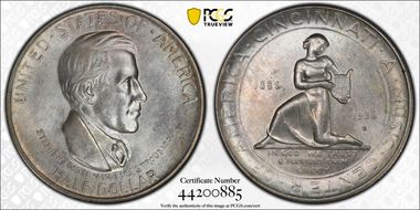 1936-S 50C Cincinnati MS64