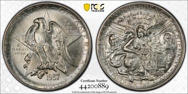 1937-S 50C Texas MS66