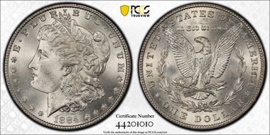 1884 $1 MS66