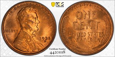 1935-D 1C MS67RD