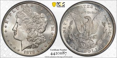 1878-S $1 MS64