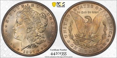 1897 $1 MS66+
