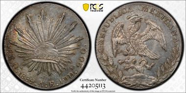 1889-Oa AE 8 R Oa34 MS64