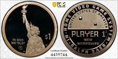 2021-S $1 American Innovation NH Video Game PR69DCAM