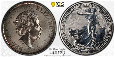 2018 £2 S-BF22 Britannia Oriental Border MS67