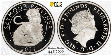 2022 £2 Seymour Panther First Strike PR68DCAM