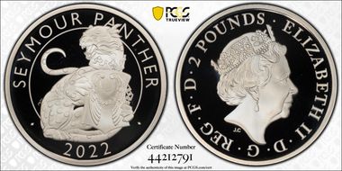2022 £2 Seymour Panther First Strike PR69DCAM