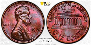 1970-D 1C MS64RB
