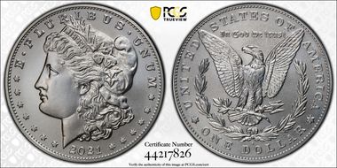 2021-S $1 Morgan Dollar 100th Anniversary First Strike MS70