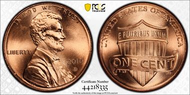 2010-D 1C Shield MS66RD