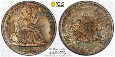 1864 50C PR62