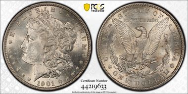 1901 $1 MS62