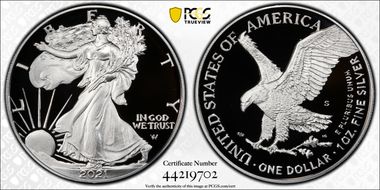 2021-S $1 Silver Eagle - Type 2 PR70DCAM