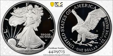 2021-S $1 Silver Eagle - Type 2 PR70DCAM