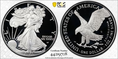 2021-S $1 Silver Eagle - Type 2 PR70DCAM