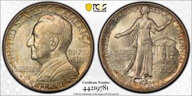 1936 50C Lynchburg MS67