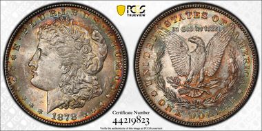 1878-S $1 MS63