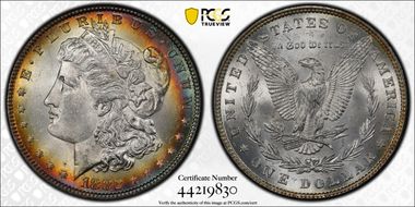 1882 $1 MS64