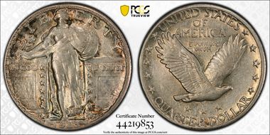 1923-S 25C AU53