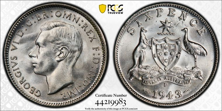 Cert 44219983 - Coin Image