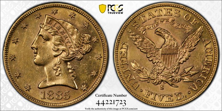 Cert 44221723 - Coin Image