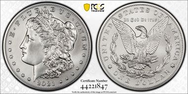 2021-O Privy $1 Morgan Dollar 100th Anniversary First Strike MS69