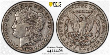 1879-CC $1 VAM 3, Capped Die VF30