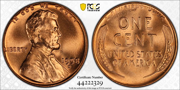 Cert 44222329 - Coin Image