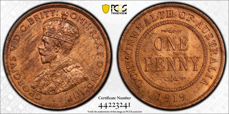 Cert 44223241 - Coin Image