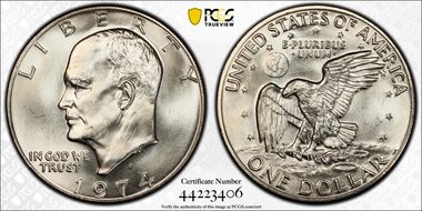 1974-D $1 MS64