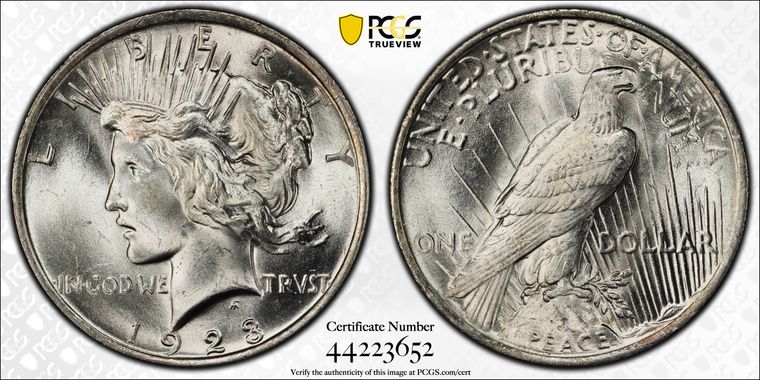 Cert 44223652 - Coin Image