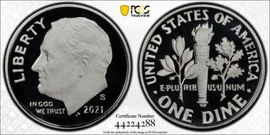 2021-S 10C Silver Limited Edition Proof Set - First Strike PR70DCAM