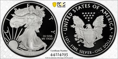 2021-W  $1 Silver Eagle - Type 1 Limited Edition Proof Set - First Strike PR70DCAM