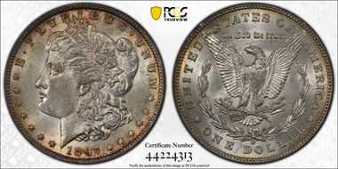 1897-O $1 AU58