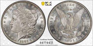 1881-CC $1 MS63