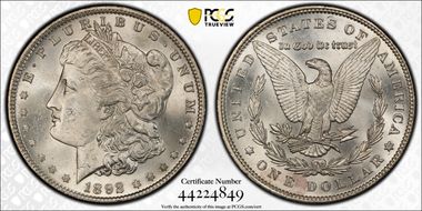 1892 $1 MS63