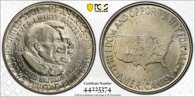 1953-D 50C Washington-Carver MS64