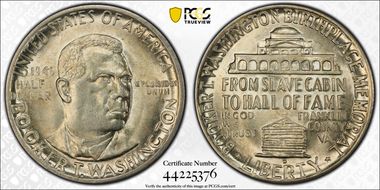 1946-D 50C Booker T. Washington MS64