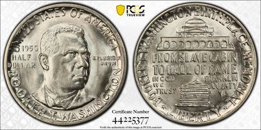 1950 50C Booker T. Washington MS66+