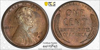 1916-S 1C MS64BN