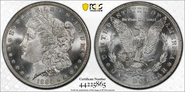 1884-O $1 MS66