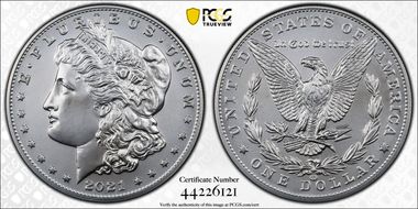 2021-CC Privy $1 Morgan Dollar 100th Anniversary First Strike MS69