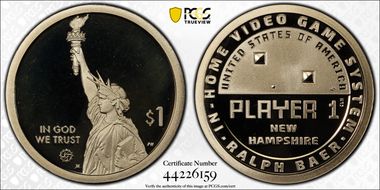 2021-S $1 American Innovation NH Video Game PR69DCAM