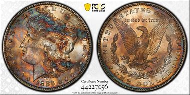 1886 $1 MS64