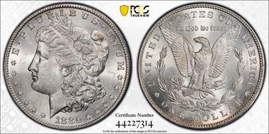 1880-S $1 MS62