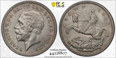 1935 Crown S-4048 .500 Silver MS64