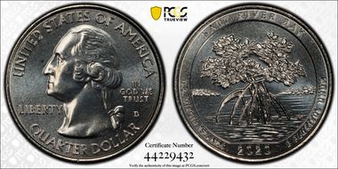 2020-D 25C Salt River Bay NP MS66