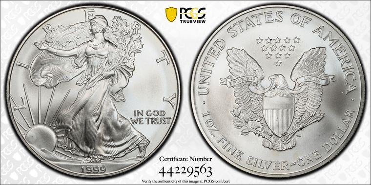 Cert 44229563 - Coin Image